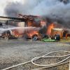 Brand landwirtschaftliches Gebäude (B4 UG-ÖEL)