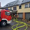 Brand Dachstuhl - Person in Gefahr